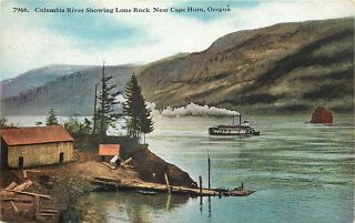 Or Cape Horn Columbia River Lone Rock K19035