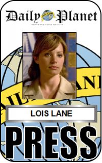 Lois Lane Costume ID Card Superman Cosplay