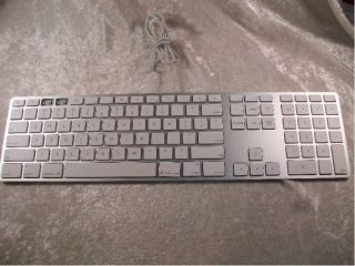 Apple Ultra Thin Anodized Aluminum Wired Keyboard with Numeric Keypad