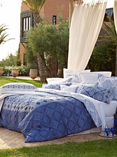 Christy Marrakech bed linen in blue   