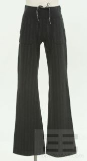 Lululemon Black Pinstriped Lounge Pants Size 4