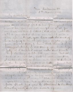 Manuscript Town Mark Lovettsville Great Letter