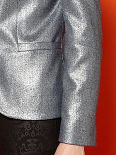 Mary Portas Glitter Jacket Silver   