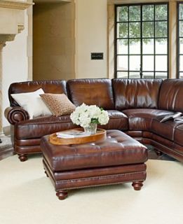 Carmelo Leather Furniture Living Room Reclining Sets & Pieces, Power