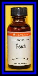 New Lorann Gourmet Peach Flavoring 1 Oz