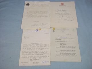 Archive Of H.D.Goodyear HMS Kelly Inc Lord Mountbatten Autographs