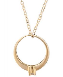 Giani Bernini 24k Gold over Sterling Silver Necklace, Cubic Zirconia