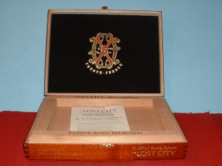 Fuente Fuente Opus x Lost City Robusto Wood Cigar Box Jewelry Box