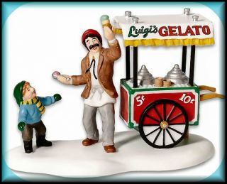 Dept 56 Luigis Gelato Treats Christmas in the City #56.59448 ★NIB