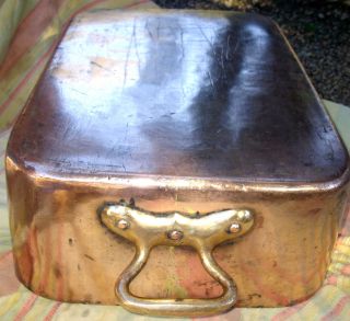 Xviiith Xixt Antique French Copper Tinned Pan Pot Dish Kitchen Xiixth
