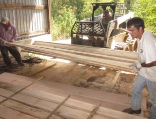 Rough Cut Hardwood Lumber 2x12X12