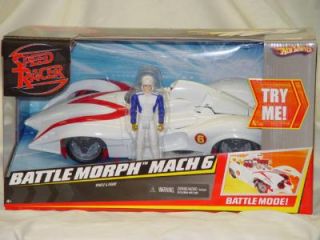 Mattel Speed Racer Hero Battle Morph Mach 6