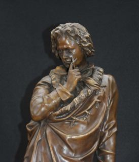 Bronze Casting Ludwig Van Beethoven Statue Figurine German Composer