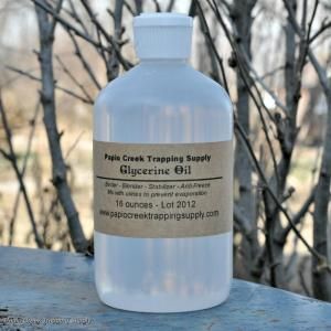 Papio Creek Trapping Supply Glycerine Oil 16 Ounces