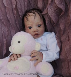 Reborn Baby Doll Lulu Newborn Baby Jen Printy Lauscha Eye Delta