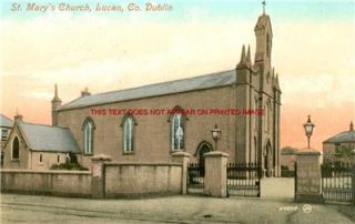 Dublin Lucan St Marys Church Irish Photo 14 x 11 Mnted