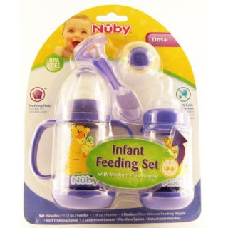 this is a feeding set by luv n care is a great tool for transitioning