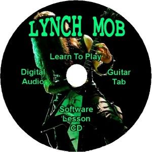 Lynch Mob Guitar Tab Lesson Software CD 14 Songs