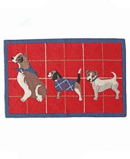 Martha Stewart Collection Rugs, Holiday Dog 21 x 33 Accent Rug