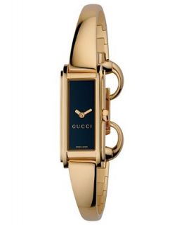 Gucci Watch, Womens Swiss G Line Gold Tone Stainless Steel Bangle