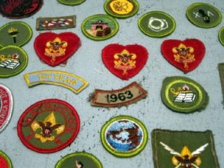Boy Scouts of America Lot of 34 Vintage Patches Including Worlds Fair
