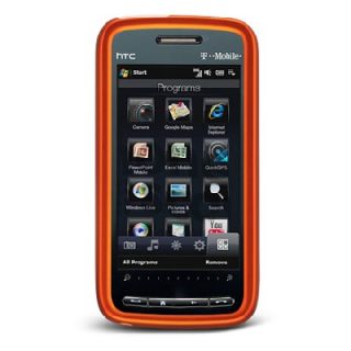 Luxmo HTC Touch Pro 2 T Mobile Orange Silica Gel Cover Case