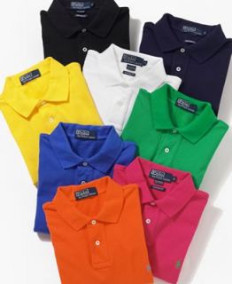 Polo Ralph Lauren Polo Shirt, Classic Fit Solid Mesh