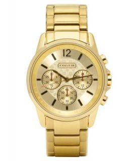 Lacoste Watch, Womens Biarritz Gold Ion Plated Stainless Steel