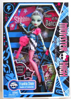 Monster High Frankie Stein Frankenstein Doll Dawn of The Dance Mattel