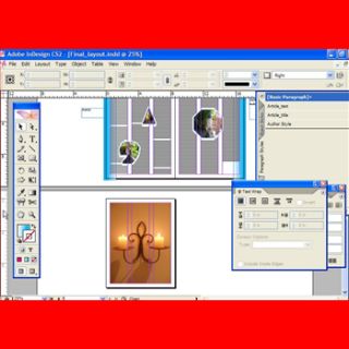InDesign CS2 Video Tutorial Training 5 hrs DVD graphic Design mac & pc