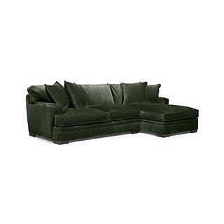 Sectional Sofa, 2 Piece Chaise 112W x 66D x 30H  Custom Colors