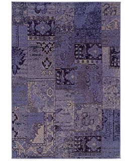 Sphinx Area Rug, Revamp REV7501L Violet 67 x 96   Rugs