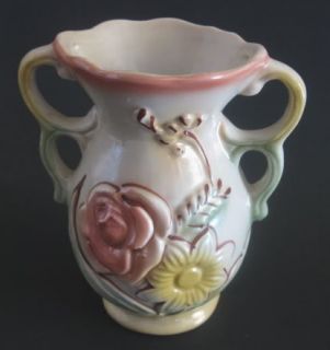 Double Handle Ceramic Floral Vase Made in Brazil