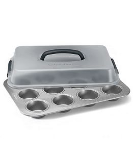 Nonstick Covered Cupcake Pan, 12 Cup   Bakeware   Kitchen