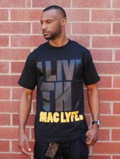 Live The Mac Lyfe T Shirt Black Citrus Jordan IX HUF Air Max Yellow