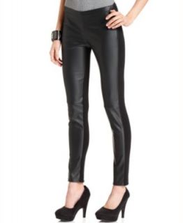 TWO by Vince Camuto Pants, Faux Leather Knit Leggings