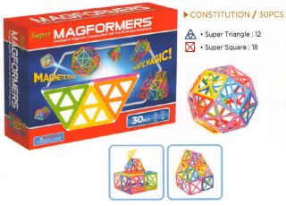 Magformers are high quality intelligent magnetic construction set for