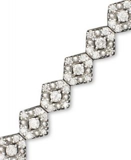 Diamond Tennis Bracelet, 14k White Gold Diamond (2 ct. t.w.)
