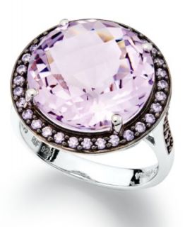Effy Collection 14k White Gold Ring, Amethyst (4 1/4 ct. t.w.) and