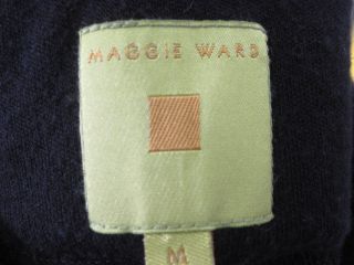 Maggie Ward Black Stretch Cropped Leggings Pants Sz M