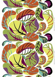 Beautiful, bold floral pattern designed by Pia Holm for Marimekko is