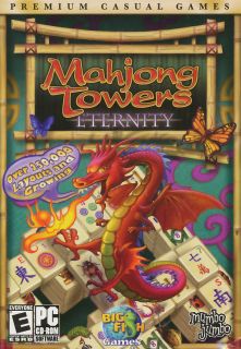Mahjong Towers Eternity Puzzle mAh Jong PC Game New Box 811930102913