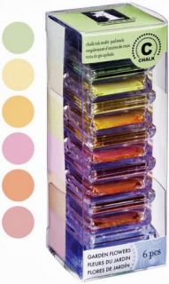 Chalk Ink Stamp Pads Stack 6 Pcs Pastel Colors