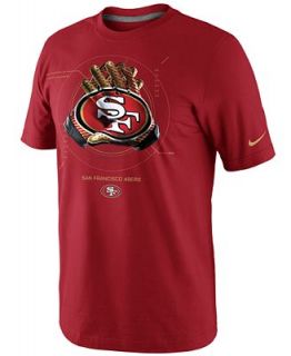 Nike NFL T Shirt, San Francisco 49ers Glove Lock Up Football Tee
