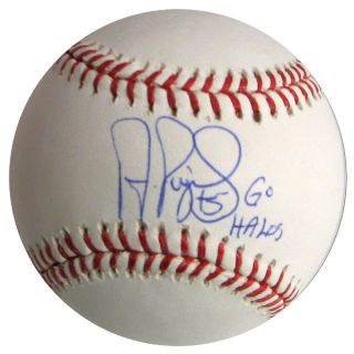 this rawlings official major league baseball has been signed by