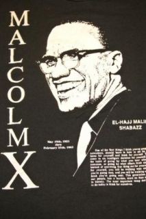 90s Malcolm x T Shirt T Shirt Made in USA Large