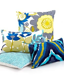 Trina Turk Bedding, Trellis Turquoise Decorative Pillows