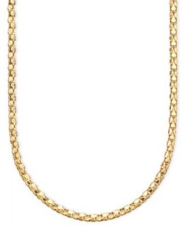 14k Gold Necklace, 20 Gauge Popcorn Chain   Necklaces   Jewelry