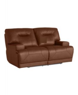 Ricardo Leather Reclining Sofa, Power Recliner 88W x 44D x 38H