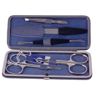 deluxe carbon steel manicure set is hand made in solingen germany